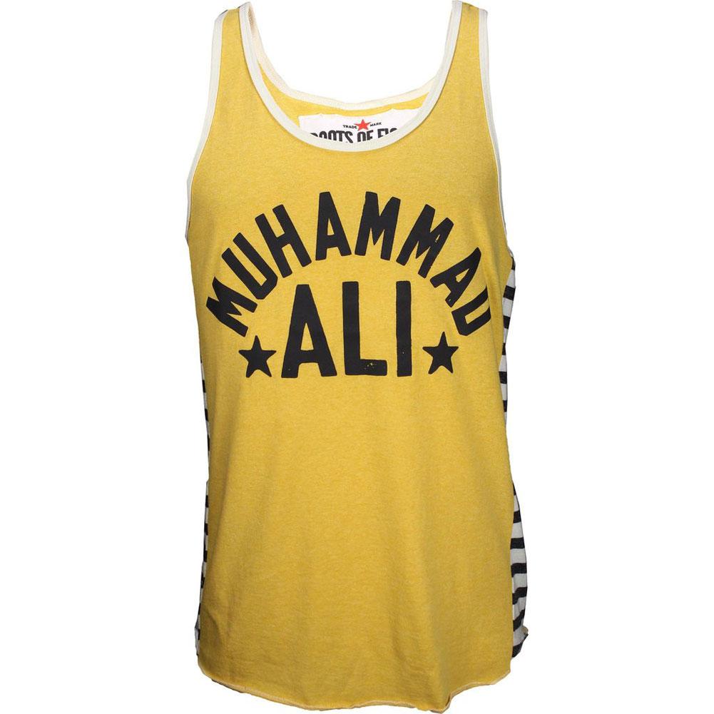Muhammad Ali - Classic Official Mens Premium Store Top Wholesale Tank – Striped