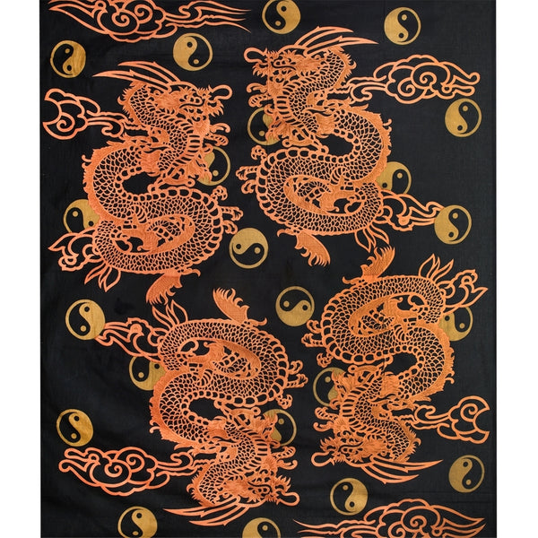 Yin-Yang Dragons - Full Tapestry