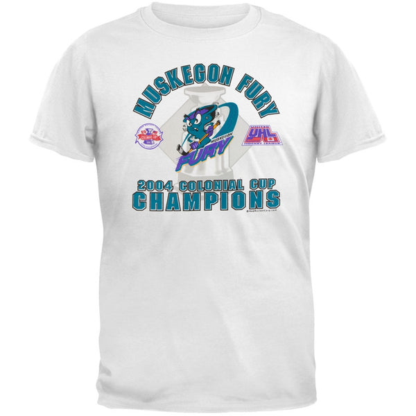Muskegon Fury - 2004 Championship White Youth T-Shirt