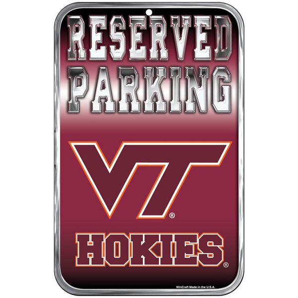 Virginia Tech Hokies - Reserved Parking Plastic Sign