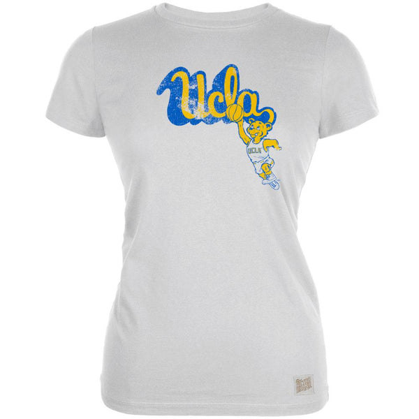 UCLA Bruins - Basketball Bear Logo Vintage Juniors T-Shirt
