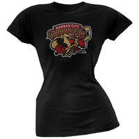 Kansas City Outlaws Logo- Juniors Babydoll T-Shirt