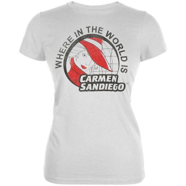 Carmen San Diego - Red Hat Juniors T-Shirt