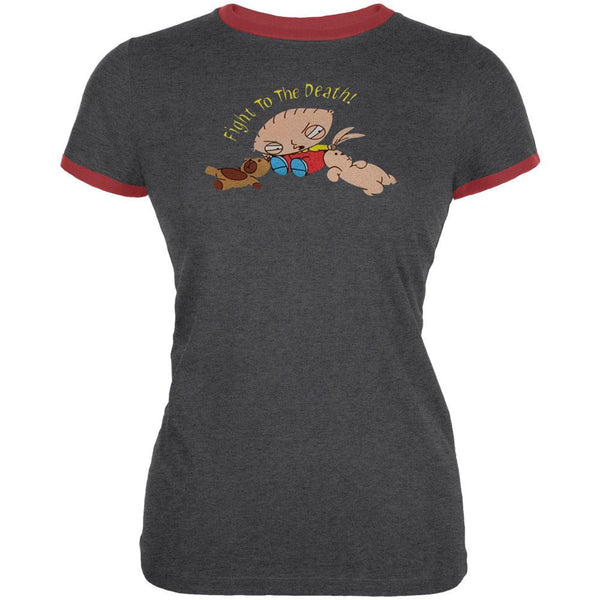 Family Guy - Fight To The Death Red Juniors Ringer T-shirt