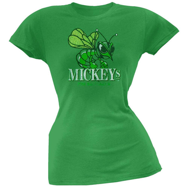 Mickey's - Glitter Logo Juniors T-Shirt