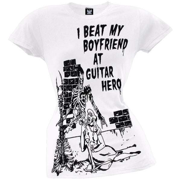 Guitar Hero - Skeleton Boyfriend Juniors T-Shirt