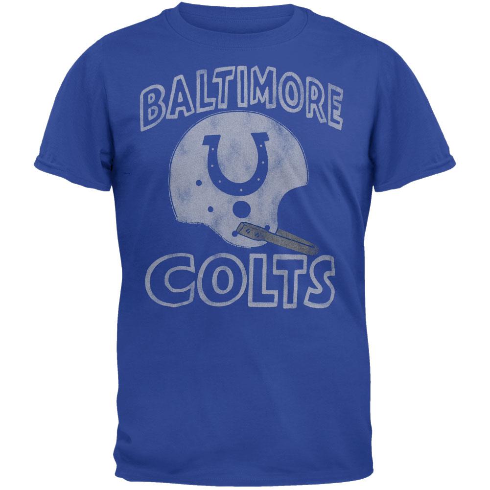 Baltimore Colts Old School Helmet Soft T-Shirt – Official Store