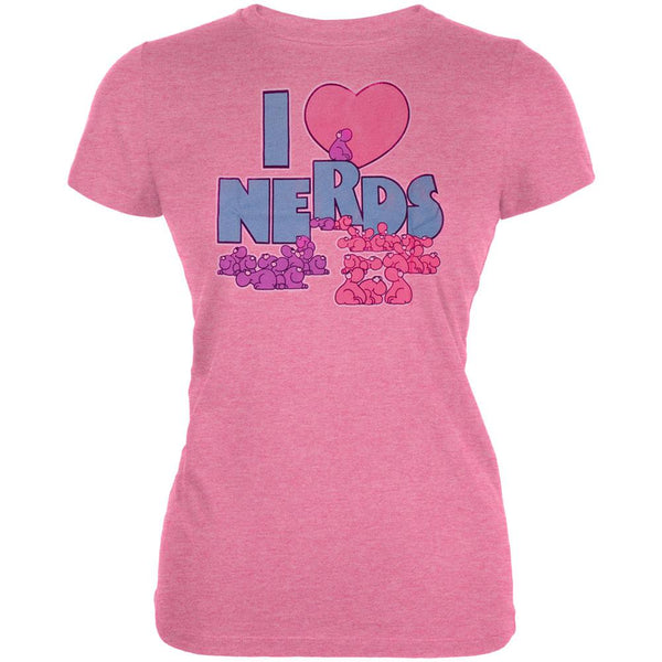 Nerds - I Heart Nerds Juniors T-Shirt