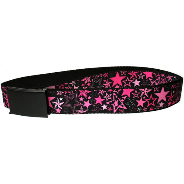 Stargazer - Black and Pink Web Belt