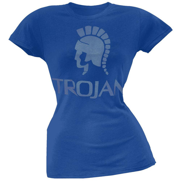Trojan - Distressed Logo Juniors T-Shirt