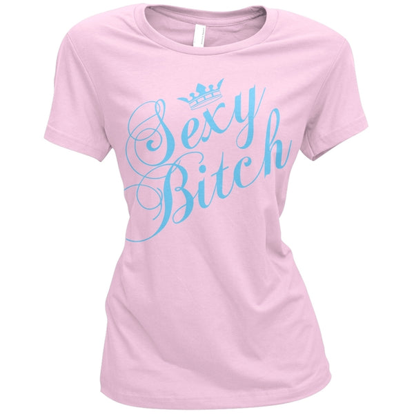 Paris Hilton - Sexy Bitch Pink Juniors T-Shirt
