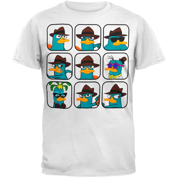 Phineas And Ferb - Agent Expressions Soft T-Shirt