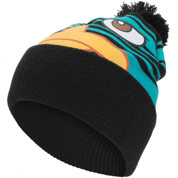 Phineas And Ferb - Perry Face Pom Pom Knit Hat