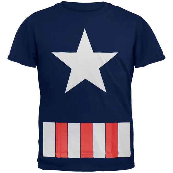 Captain America - Great Star Costume Youth T-Shirt