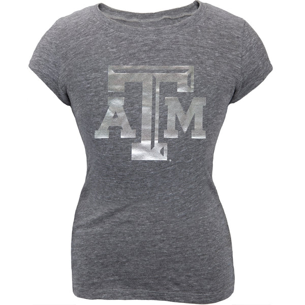 Texas A Aggies - Big Foil Logo Girls Youth T-Shirt
