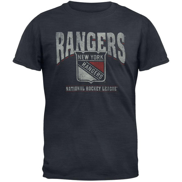 New York Rangers - Team Logo Scrum Premium T-Shirt