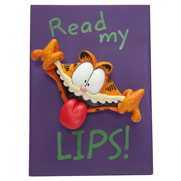 Garfield - Read My Lips! Bobble Plaque