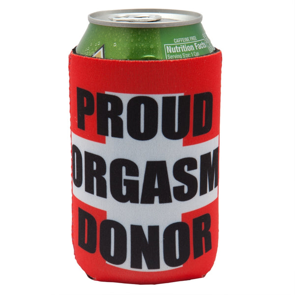 Proud Orgasm Donor Can Cooler