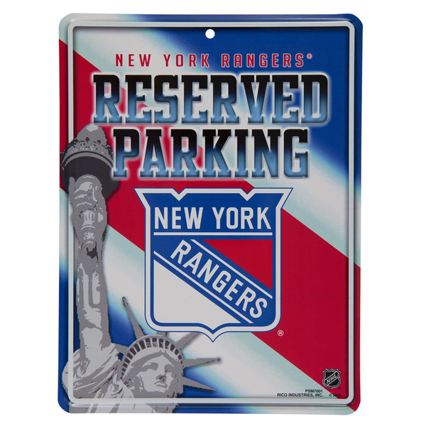 New York Rangers - Reserved Parking Metal Sign