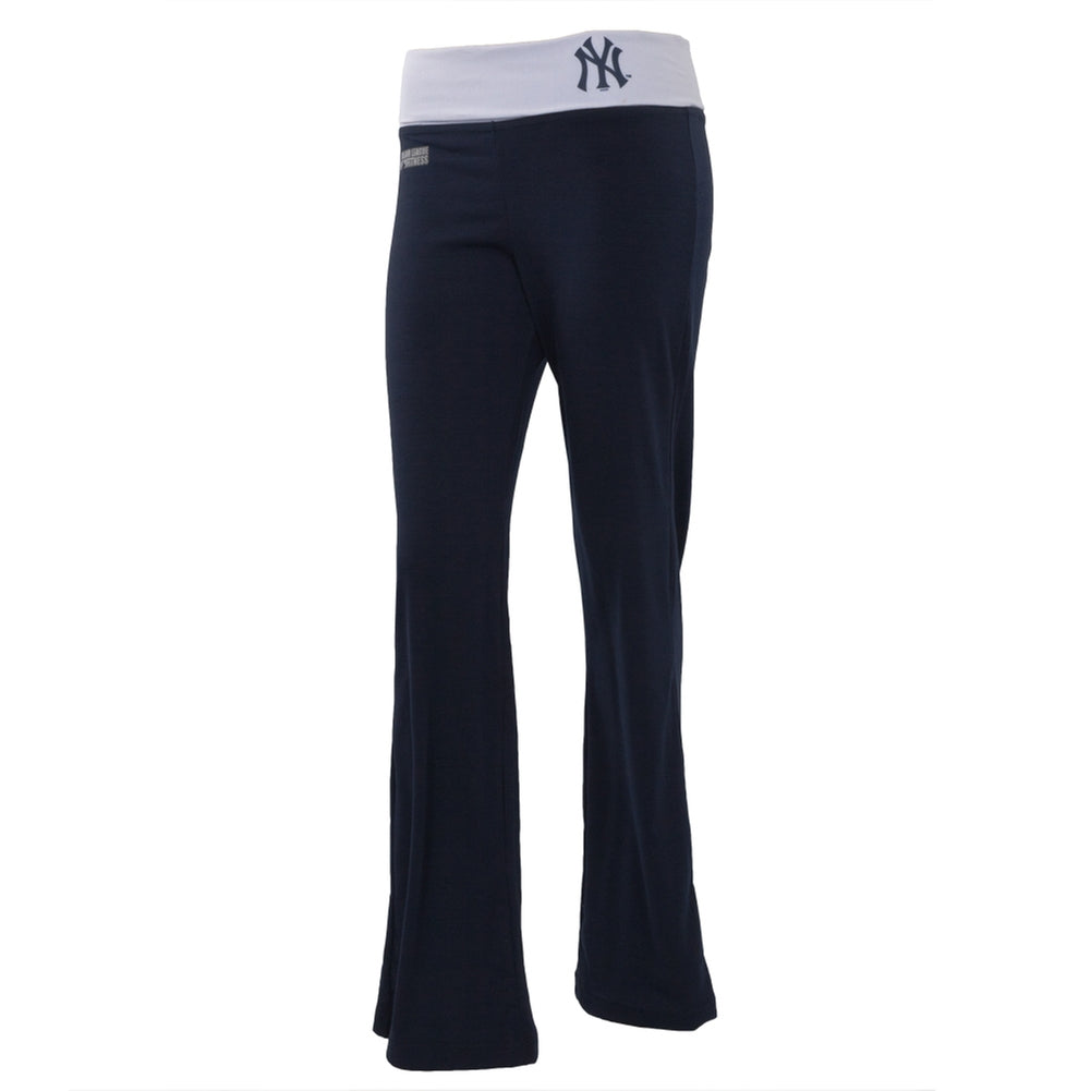 New York Yankees - Flip Down Waistband Logo Juniors Yoga Pants – Official  Store Wholesale