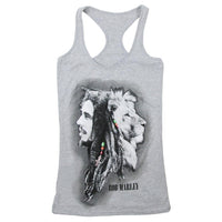 Bob Marley - Profile Juniors Racerback Tank Top