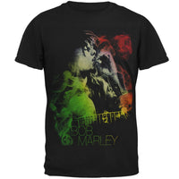 Bob Marley - Guitar Smoke Mens T Shirt