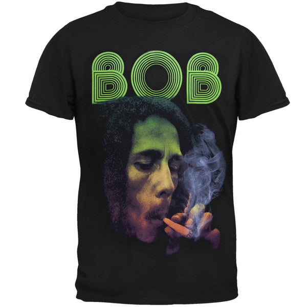 Bob Marley - Smoke Gradient Mens T Shirt