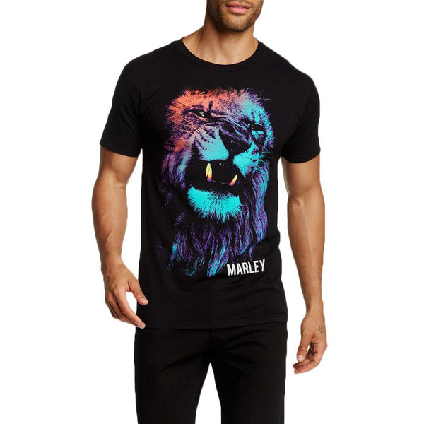 Bob Marley - Colored Lion Mens Premium T Shirt