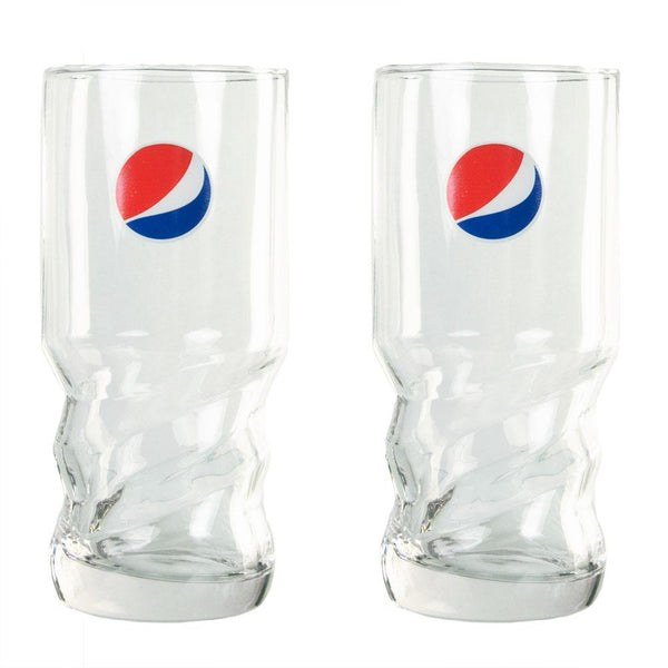 Pepsi - Logo Set of Two 16 Oz Glasses