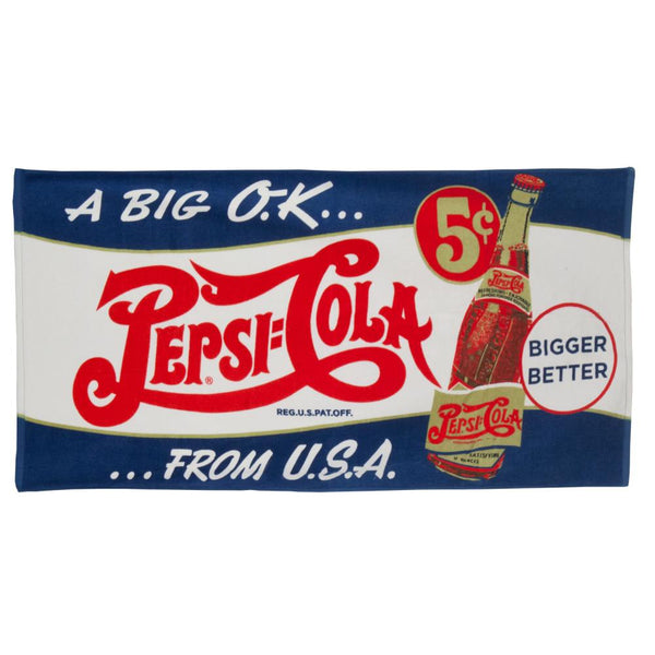 Pepsi - 1940s Bigger Better Beach Towel