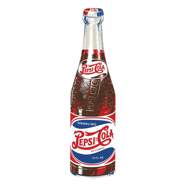 Pepsi - Vintage Bottle Die-Cut Metal Sign