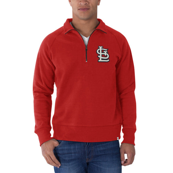 St. Louis Cardinals - Cross Check 1/4 Zip Pullover Sweater