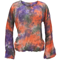 Tie Dye - Bell Sleeved - Gauze Blouse