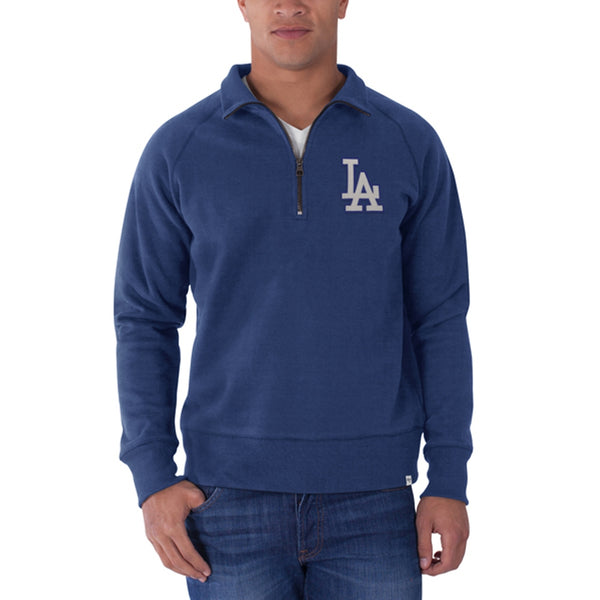 Los Angeles Dodgers - Cross Check 1/4 Zip Pullover Sweater