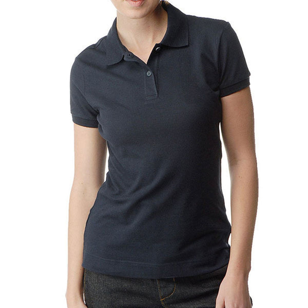 Dickies Girl - Solid Pique Navy Women's Polo