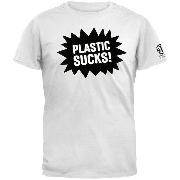 Keep A Breast - Plastic Sucks! T-Shirt