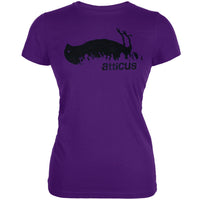 Atticus - Bird Logo Purple Juniors T-Shirt