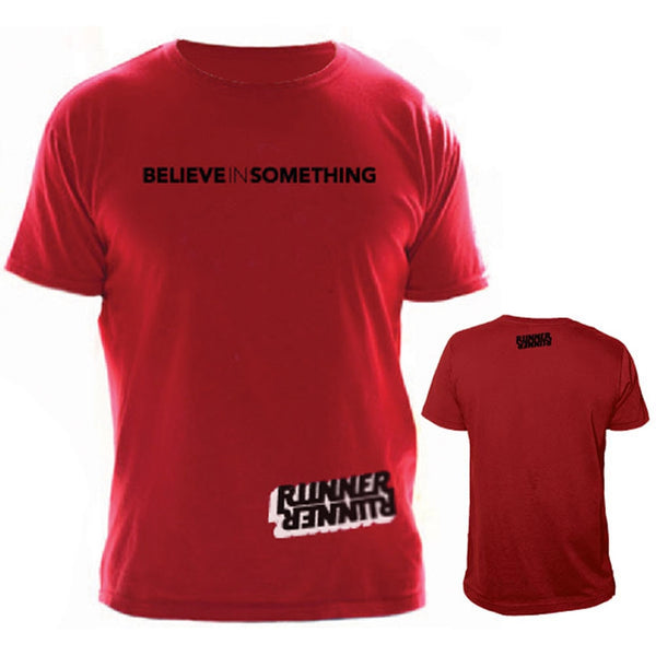 Runner Runner x Believe In Something - Collab Red Youth T-Shirt