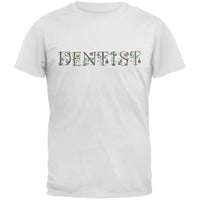 Dentist Logo With Floral Design Adult T-Shirt