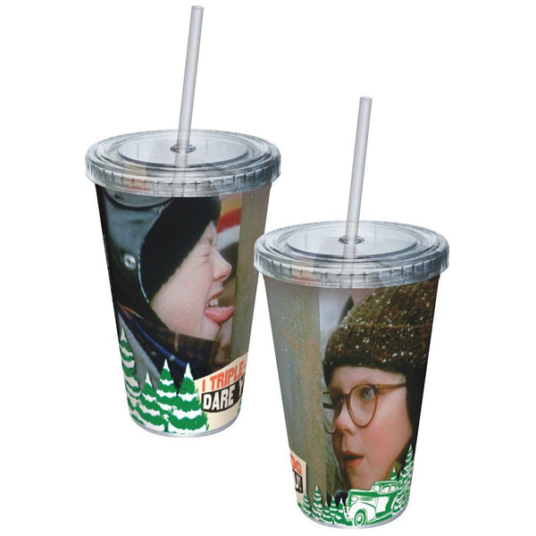A Christmas Story - Triple Dog Dare You Acrylic Tumbler With Straw
