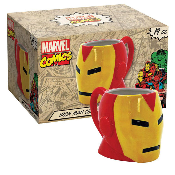 Iron Man - Molded Head 19oz Ceramic Mug