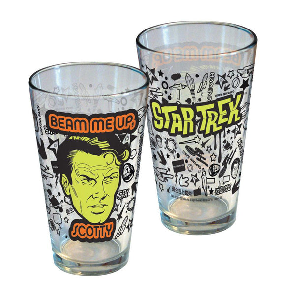 Star Trek - Beam Me Up Scotty Pint Glass