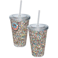 Where's Waldo - Department Store Acrylic Tumbler With Straw