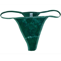 Green Crinkle - Thong Panties