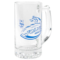 Manchester Wolves - Logo Glass Beer Mug