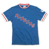 New York Rangers - Diagonal Logo Remote Control Royal Adult Jersey T-Shirt