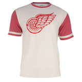 Detroit Red Wings - Logo Remote Control White Adult Jersey T-Shirt
