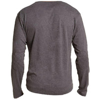 Chicago Cubs - Chest Logo Primo Adult Henley Long Sleeve T-Shirt