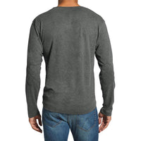 Philadelphia Flyers - Chest Logo Primo Adult Henley Long Sleeve T-Shirt