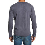 New York Rangers - Chest Logo Primo Adult Henley Long Sleeve T-Shirt